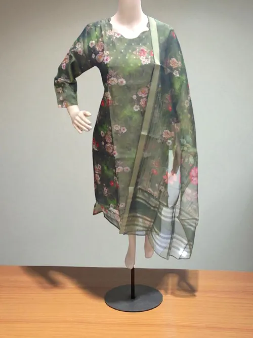 Silk tissue salwar-A01859